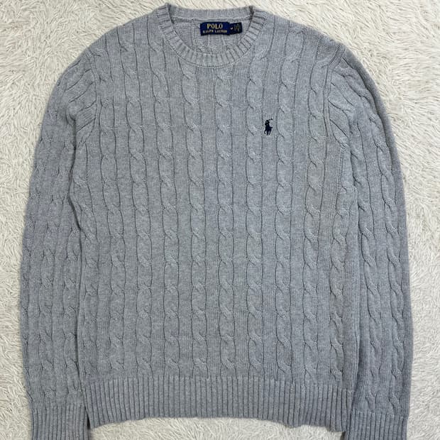 폴로 랄프 로렌 꽈배기 니트/#2561