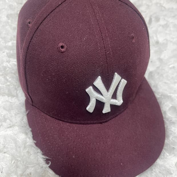 뉴에라 59fifty 뉴욕 양키즈 버건디