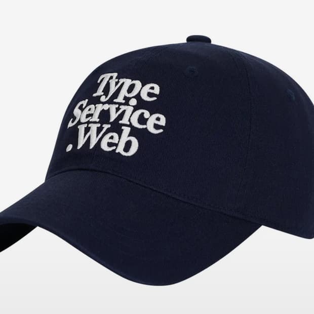 타입서비스 웹 캡 네이비