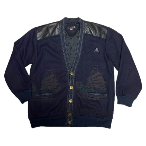 빈티지 코만도 울 가디건