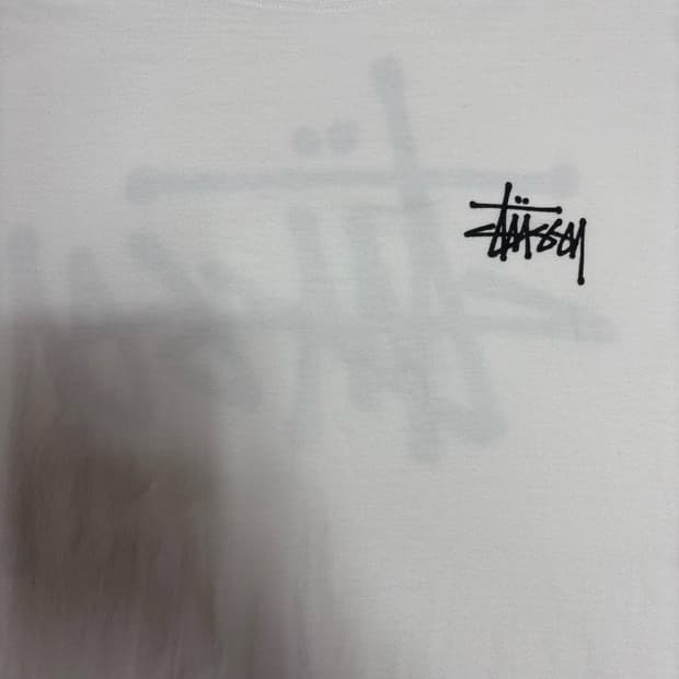 스투시 반팔 화이트