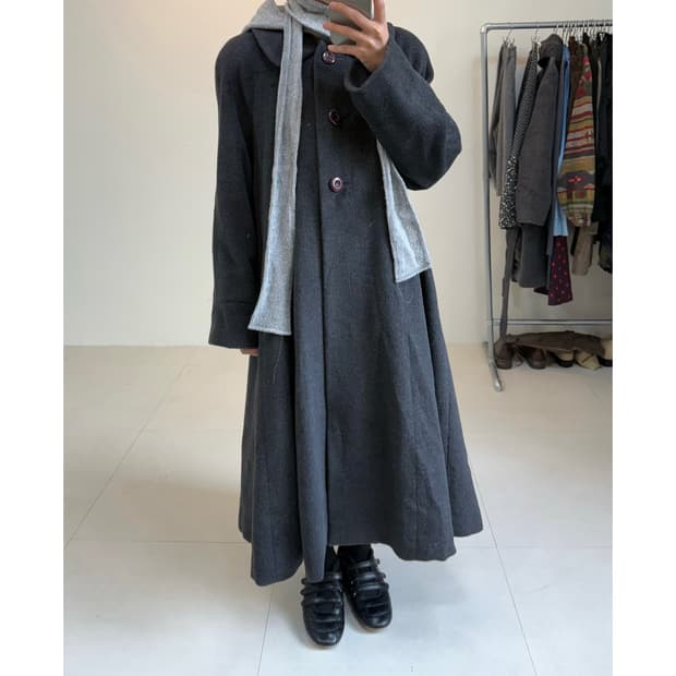빈티지 울 코트