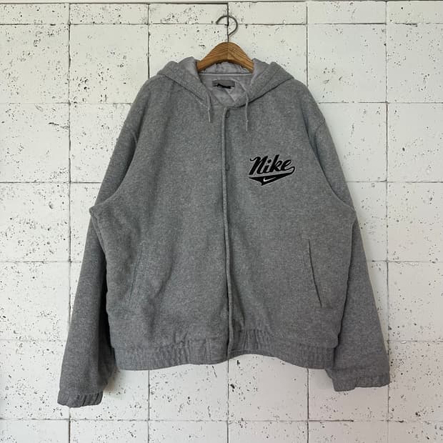 XXL 나이키 양털 후리스 누빔 점퍼