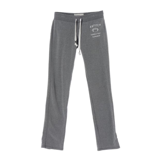 아베크롬비 다크그레이 로고 스웻팬츠 S