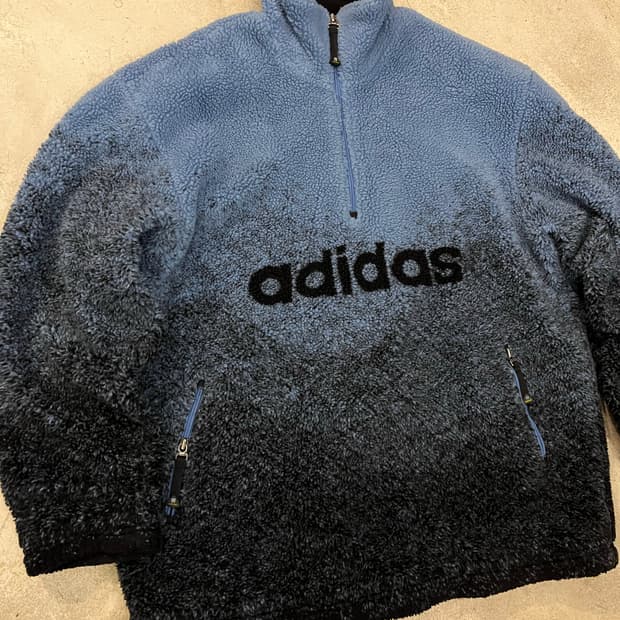 빈티지 90s 아디다스 헤비플리스