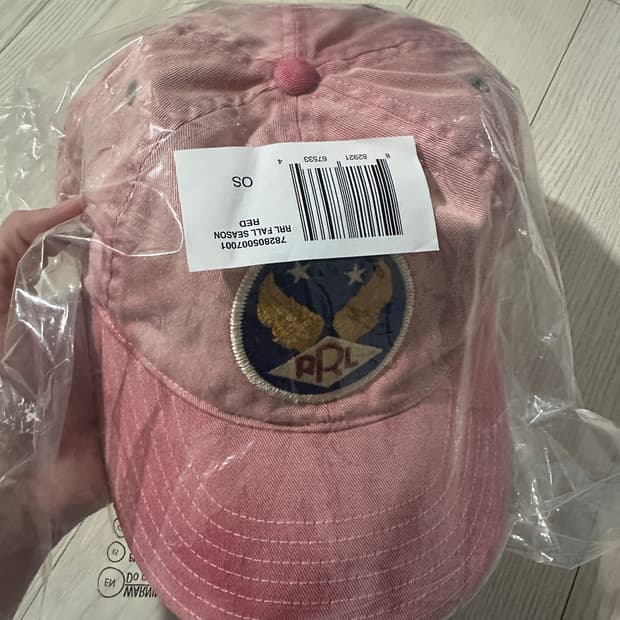 RRL 더블알엘 윙로고 볼캡 레드