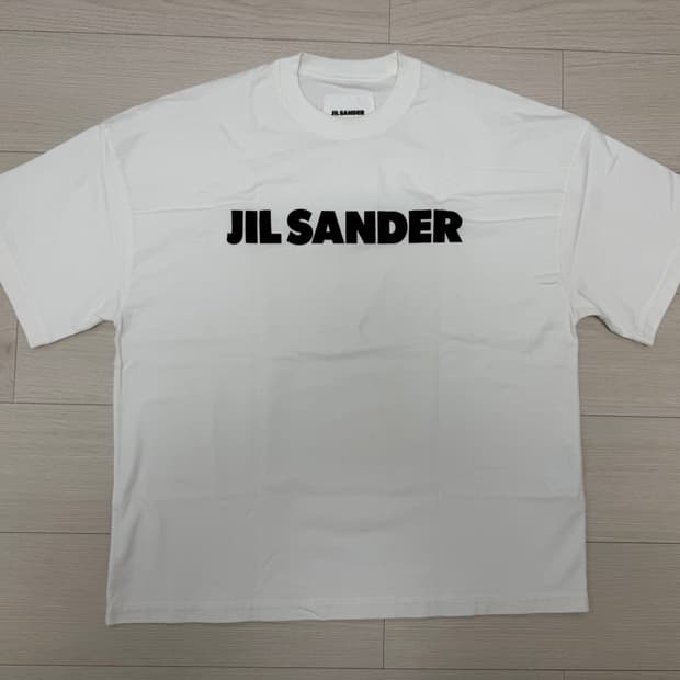 질샌더 빅로고 티셔츠 L