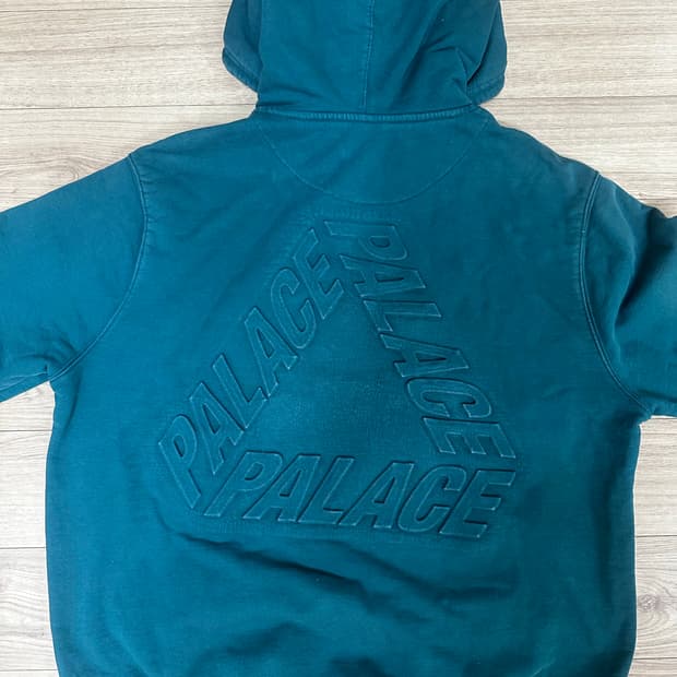 팔라스 양각 후드 그린 XL