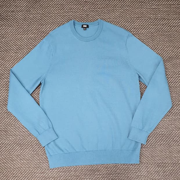 유니클로 긴소매 면니트 남자105