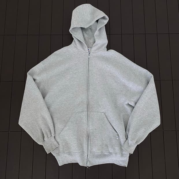 (L) 90s 러셀 후드집업 그레이