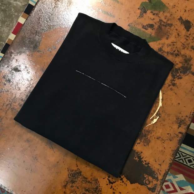 메종 마르지엘라 MM6 블랙 오버핏 니트 남성 110 115 빅사이즈