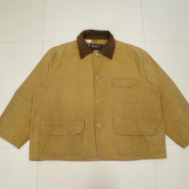 60s 빈티지 시어스 스포츠센터 헌팅 자켓 XL