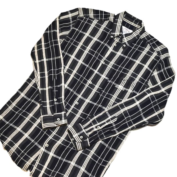 Armani jeans 1990s check shirt