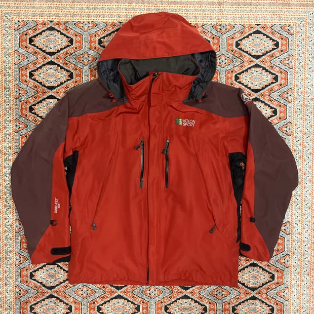 코오롱스포츠 고어텍스 오렌지 바람막이 점퍼 자켓 남성100