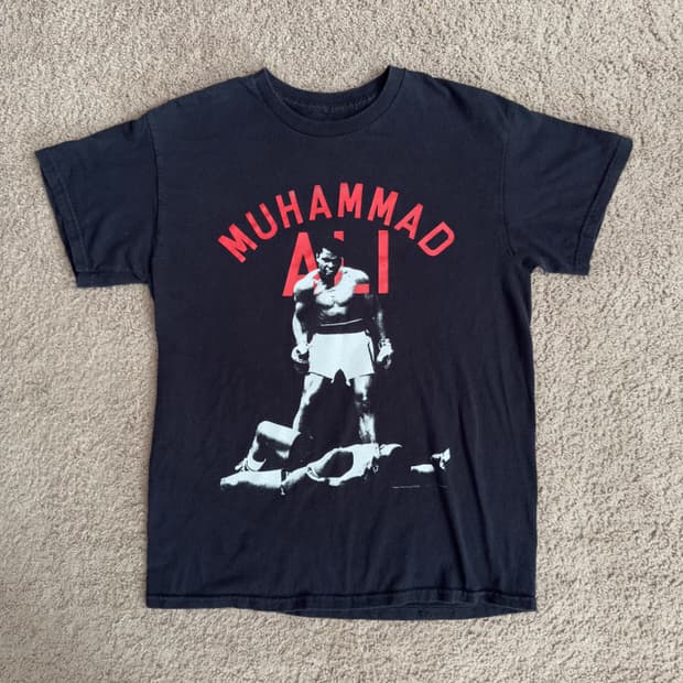 빈티지 무하마드 알리 티셔츠