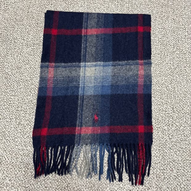 [택포,램스울100] 폴로 랄프로렌 이태리 머플러 목도리 [A+]