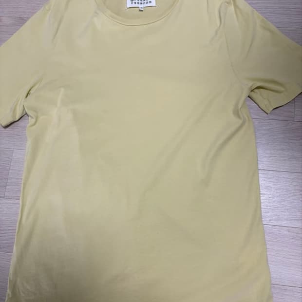 [48(M)] 마르지엘라 백 스티치 반팔 티셔츠