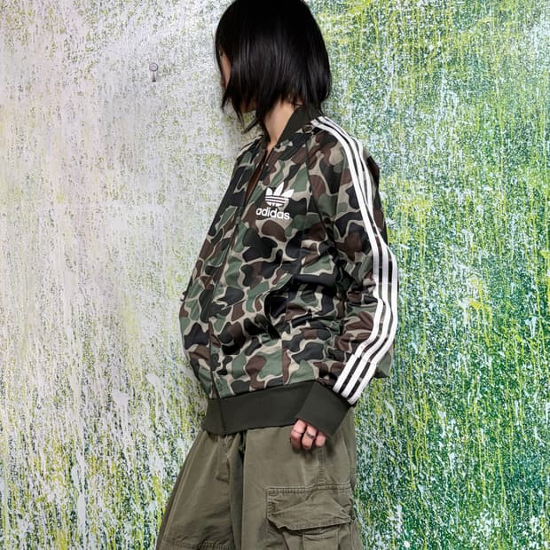 아디다스 대대장 카모 파이어버드 로고 져지 100