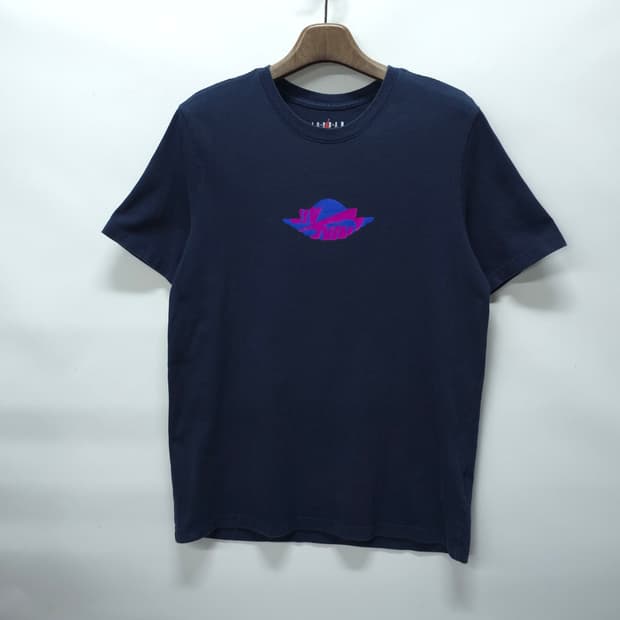 나이키 조던 윙 로고 그래픽 반팔 티셔츠 네이비 (100~105)