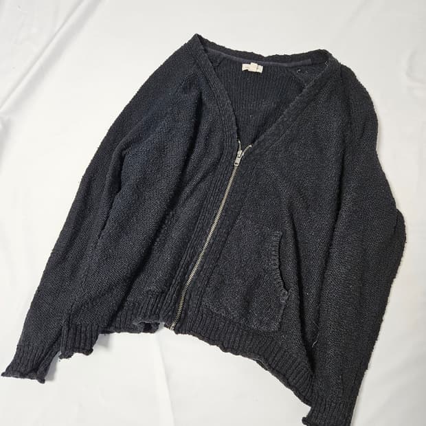 Silence noise 아크릴 코튼 가디건 여성 빈티지 M