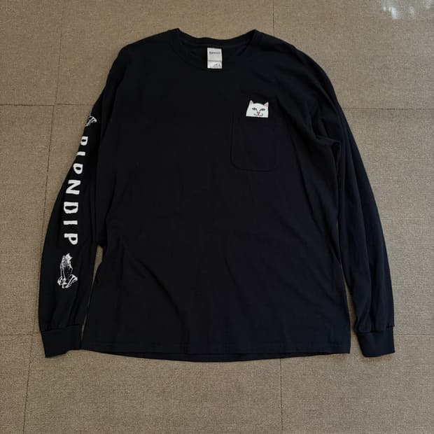 Rip N Dip 립앤딥 캣포켓 롱슬리브리스 L