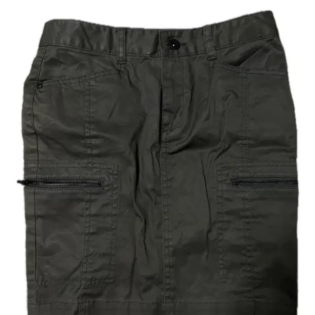 빈티지 카고 H라인 치마