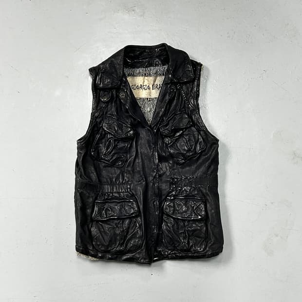 Giorgio Brato Real Leather Vest 