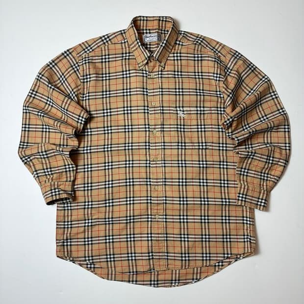 버버리 90's 노바체크 시그니처 셔츠 PN8792