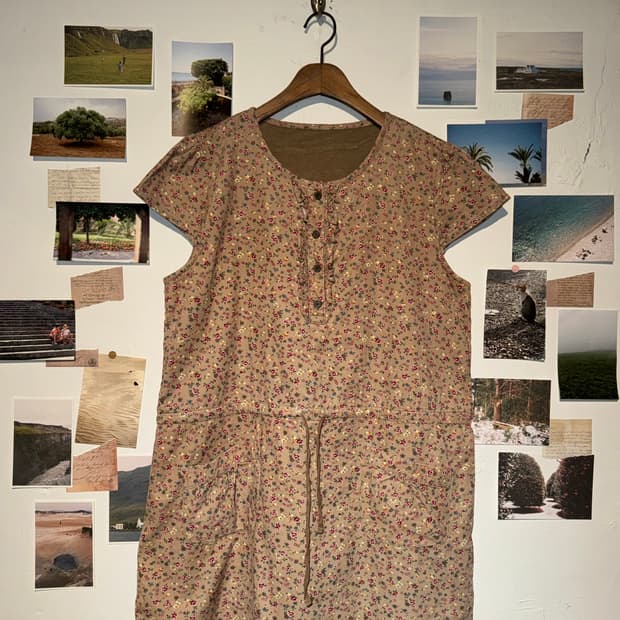 기모 플라워 원피스