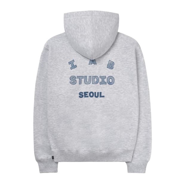 L 아이앱 스튜디오 iab 서울 후드티 라이트 그레이 미개봉 판매