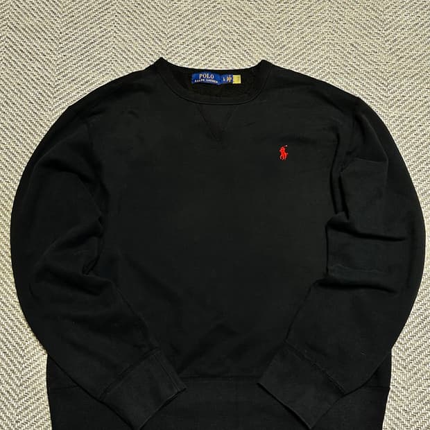 폴로 랄프로렌 맨투맨 스웨트셔츠 블랙