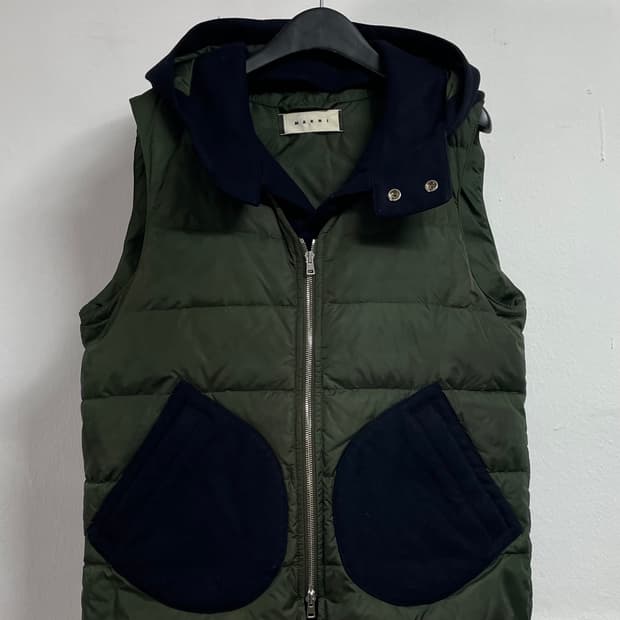 마르니 후드 조끼패딩 (on.9)   