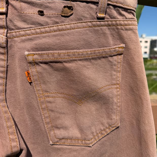 80's Levi's OrangeTab(32, Made In U.S.A)