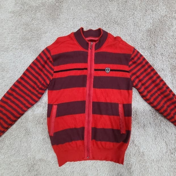 핑 방풍 니트집업