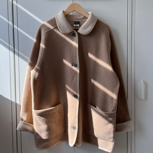 L.L.Bean 엘엘빈 후리스 배색 코트