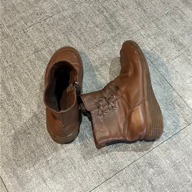 Purugino 하구미모리걸 보헤미안 빈티지부츠슈즈