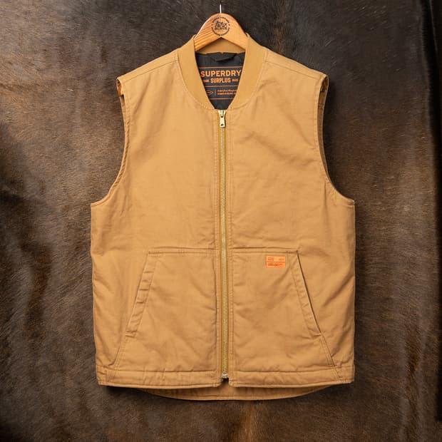 [XL] 슈퍼드라이 SUPERDRY 캔버스 워크 베스트 