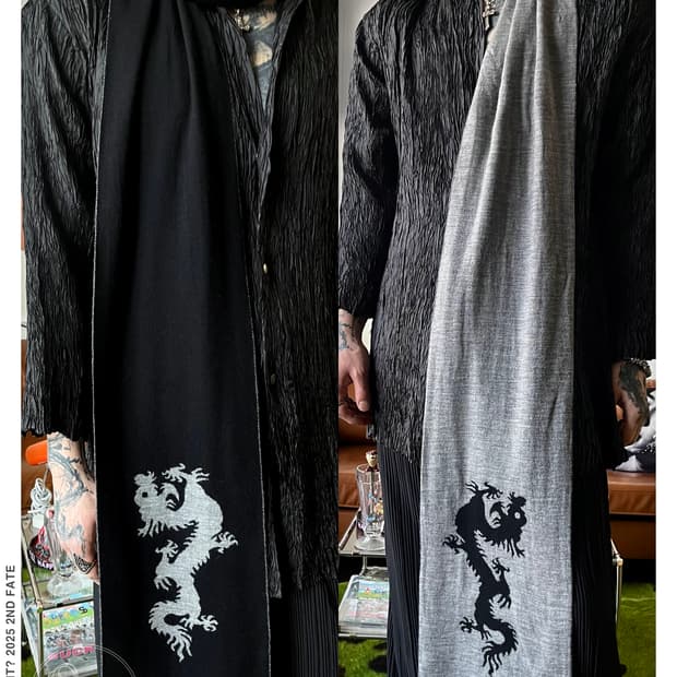 VIVIENNE TAM Archive 2Way Dragon Muffler