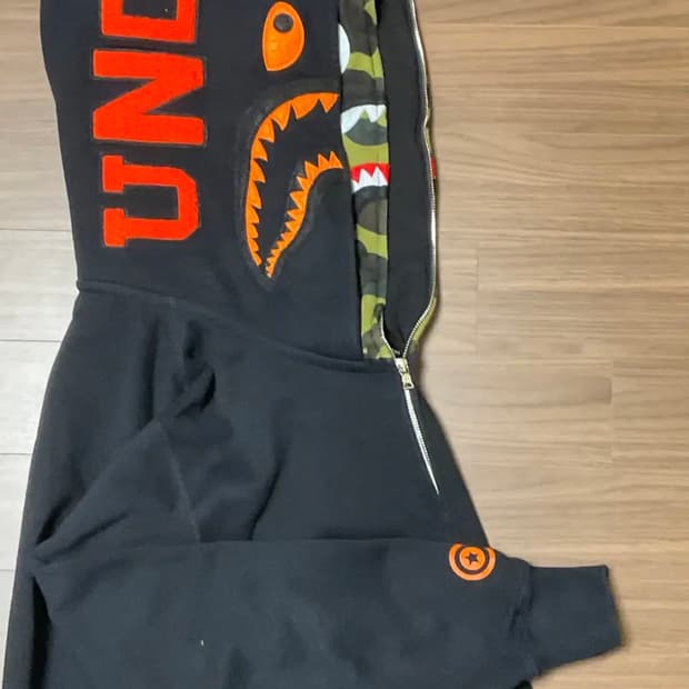 베이프 더블 샤크 후드집업 녹계 황계 청계 흑계(급처