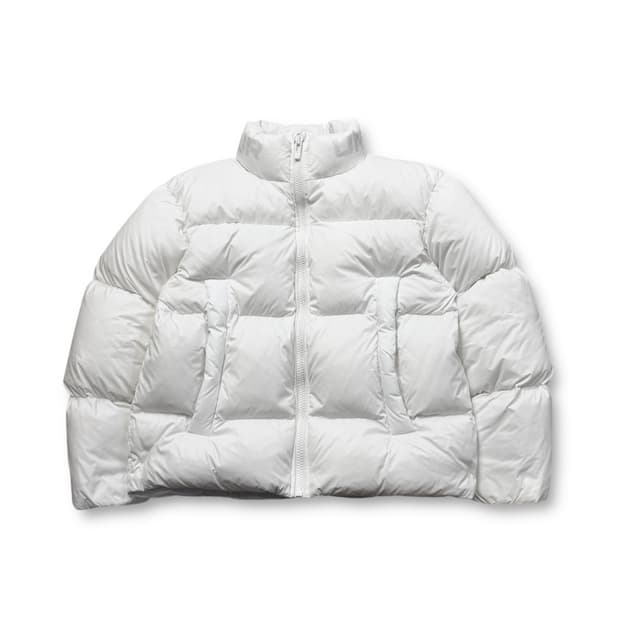 언더아머 화이트 덕 다운 푸퍼 점퍼