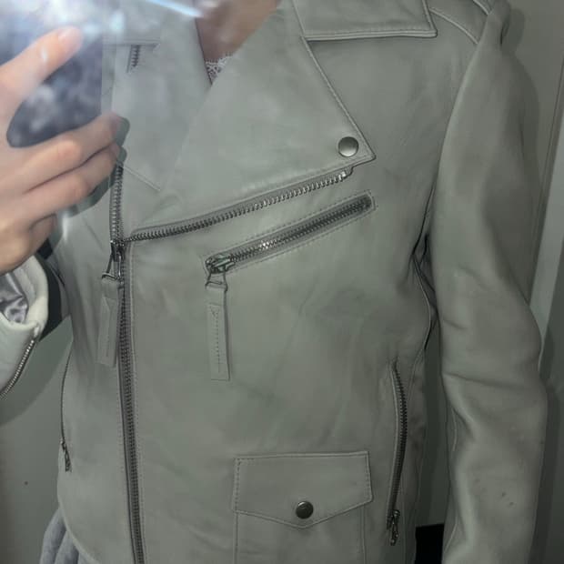 vintage leather jacket