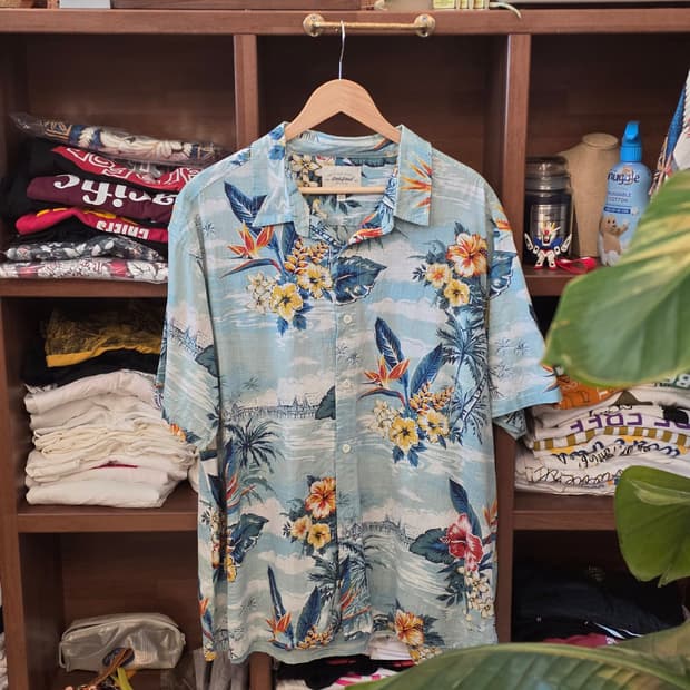 🌺 Red Head USA Hawaiian Shirt 2XL