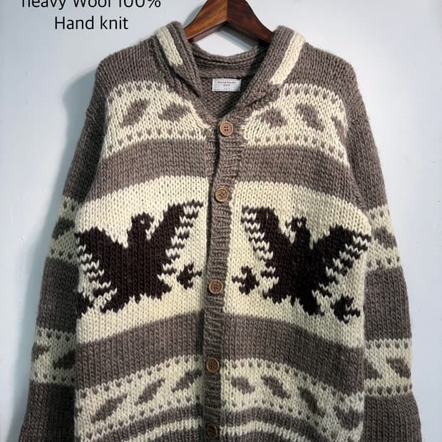 코위찬 (canadian sweater) heavy wool 100%