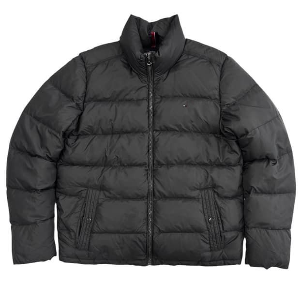 타미힐피거 덕다운 패딭 그레이