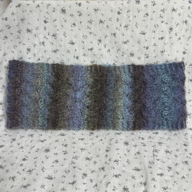 [핸드메이드] 그라데이션 꽈배기 헤어밴드