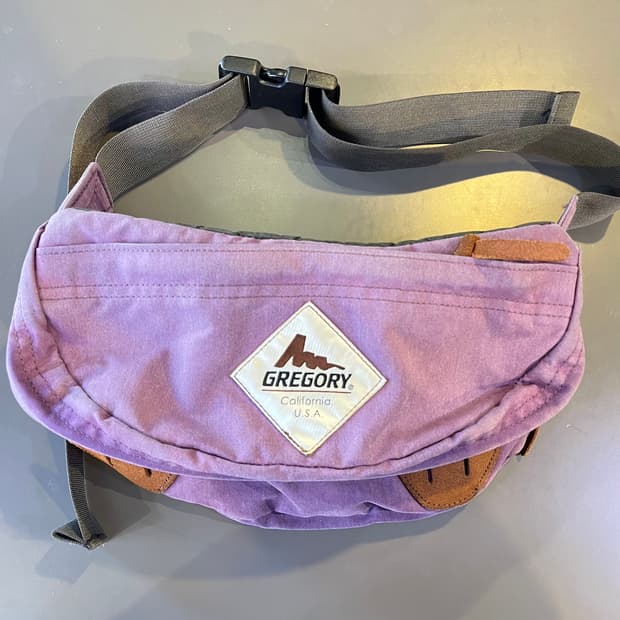 그레고리 구형 로고 웨이스트백