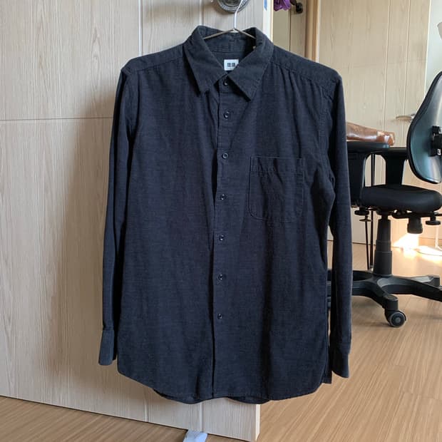 유니클로 코듀로이 셔츠