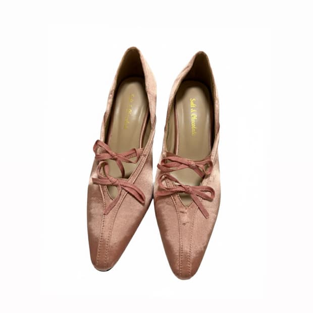 Salt & Chocolate 새틴 슈즈 230mm