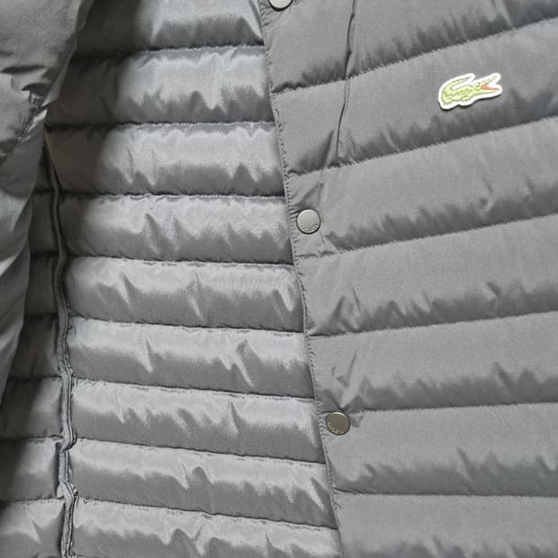남성 정가25만 라코스테 라코스떼 덕 다운 경량 패딩 베스트 조끼