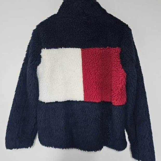 새상품 타미 퍼 패딩 점퍼 자켓 S (크게나옴)남여공용